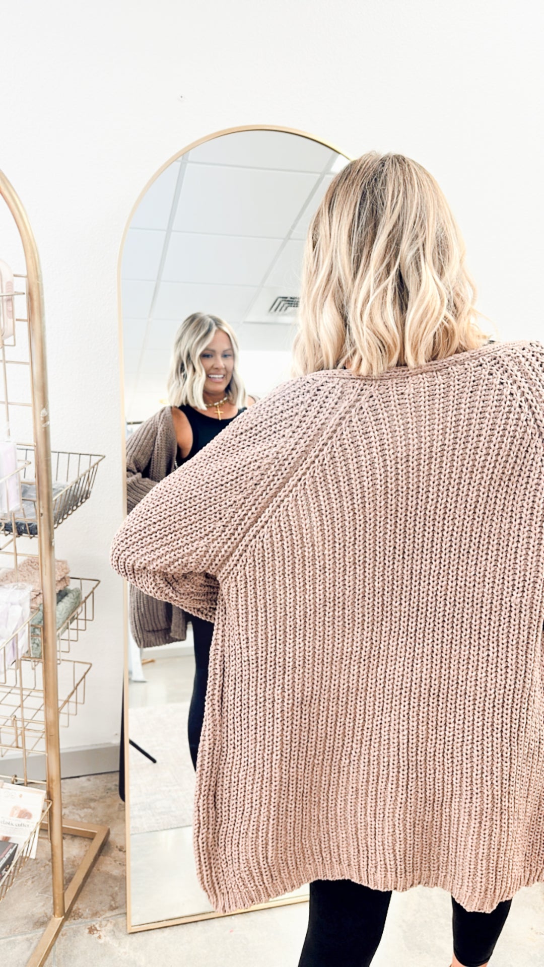 Hollow Pines Cardigan-Mocha