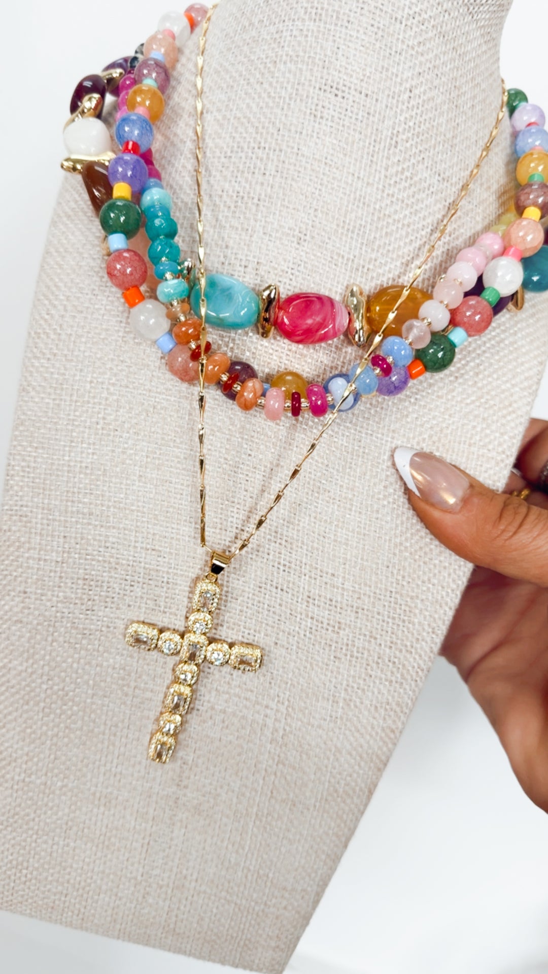 Happy Hues Gemstone Necklace