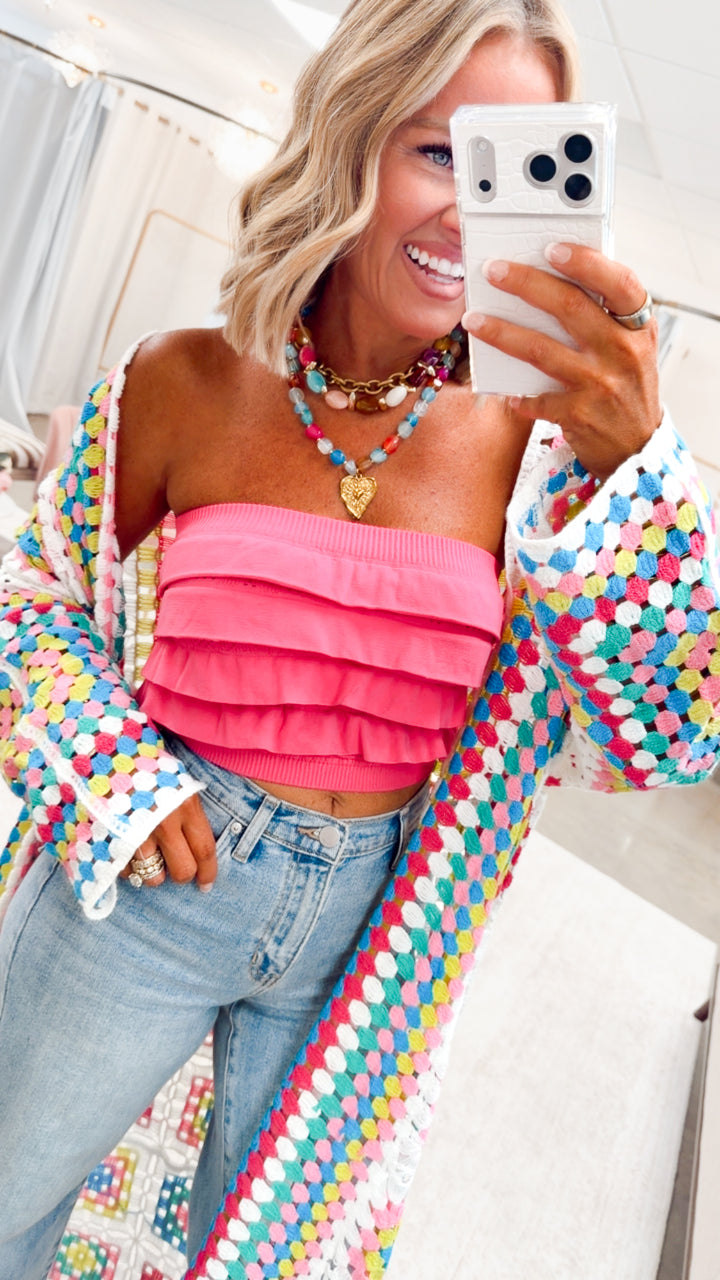 The Colorfield Crochet Cardigan