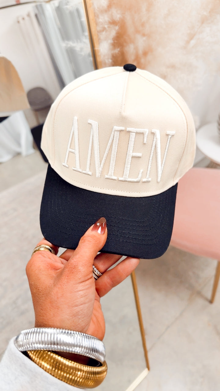Amen Embroidered Trucker Hat