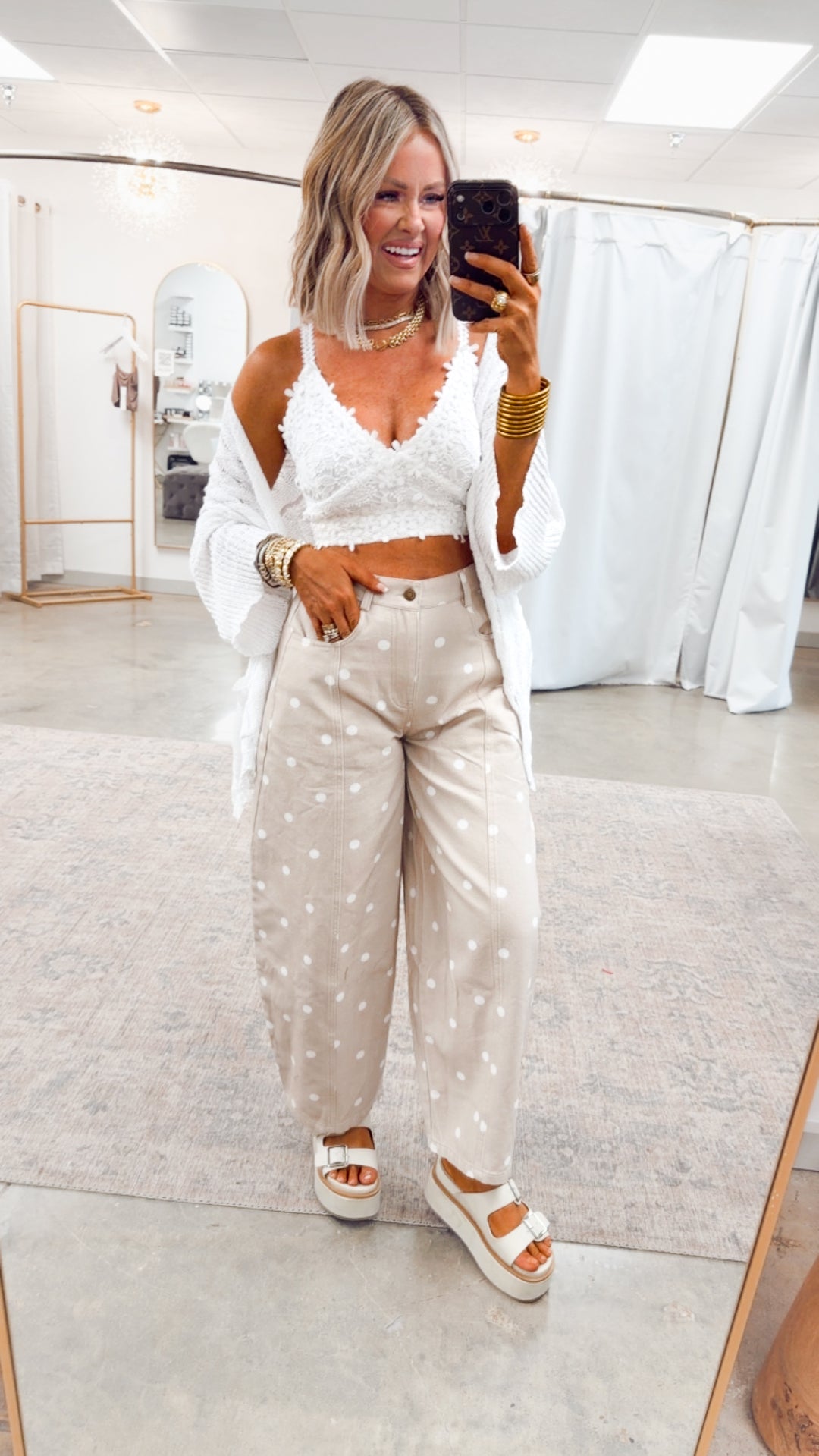 Wanderlace Bralette Top-White