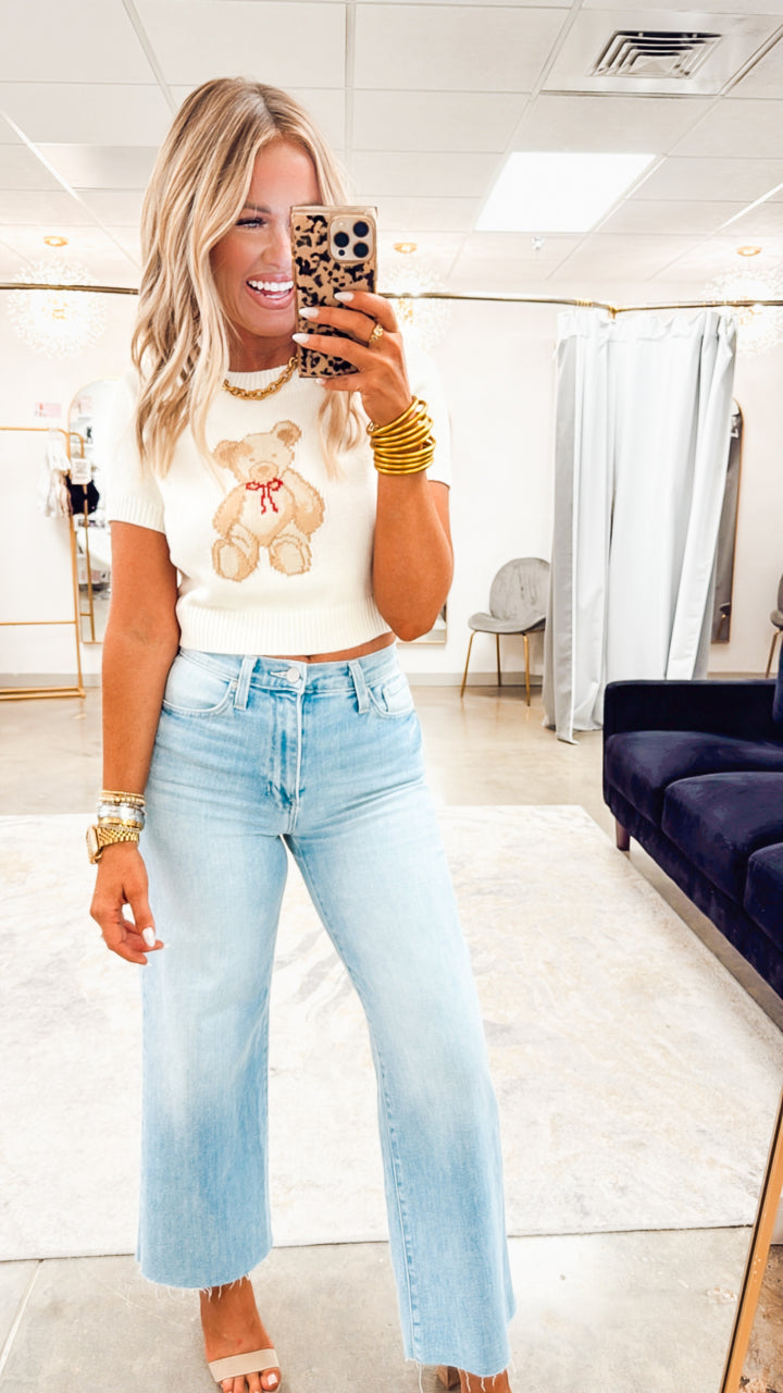 Teddy Bear Sweater Top