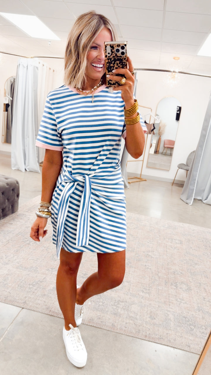The Nautical Tie Mini Dress