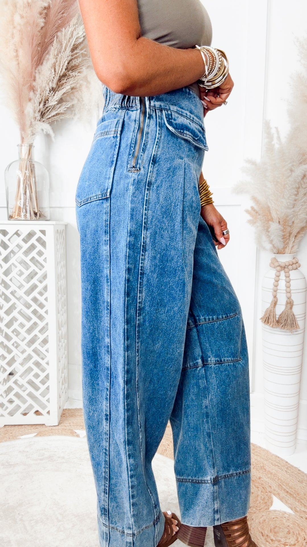 The Hampton Pleated Jean