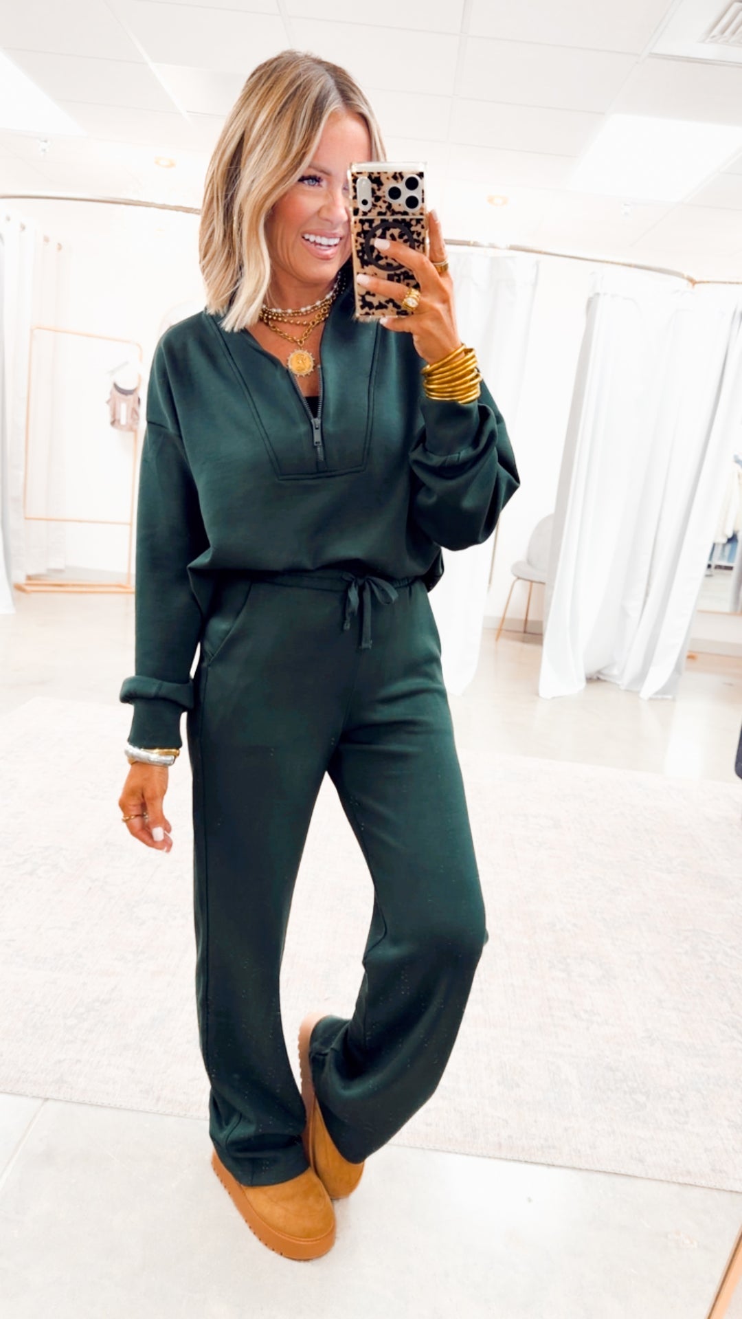 On The Go Joggers -Green