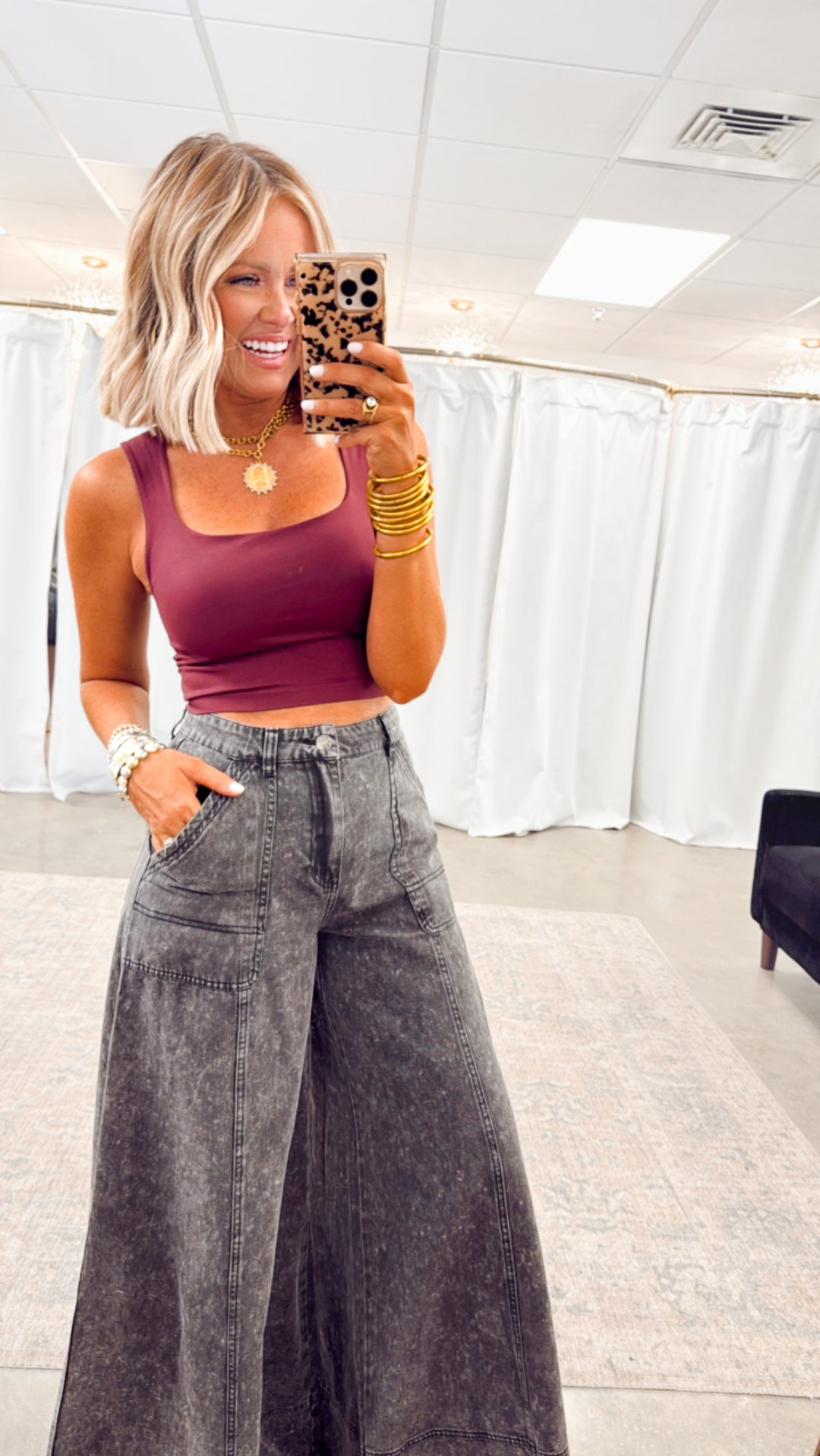 Nico Ultra Wide Leg Carpenter Pants