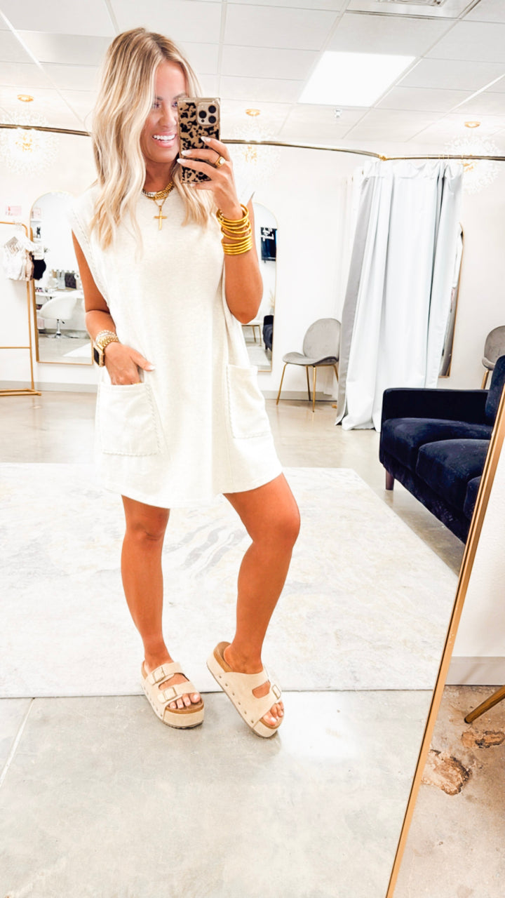 Luxe Breeze Piped Dress