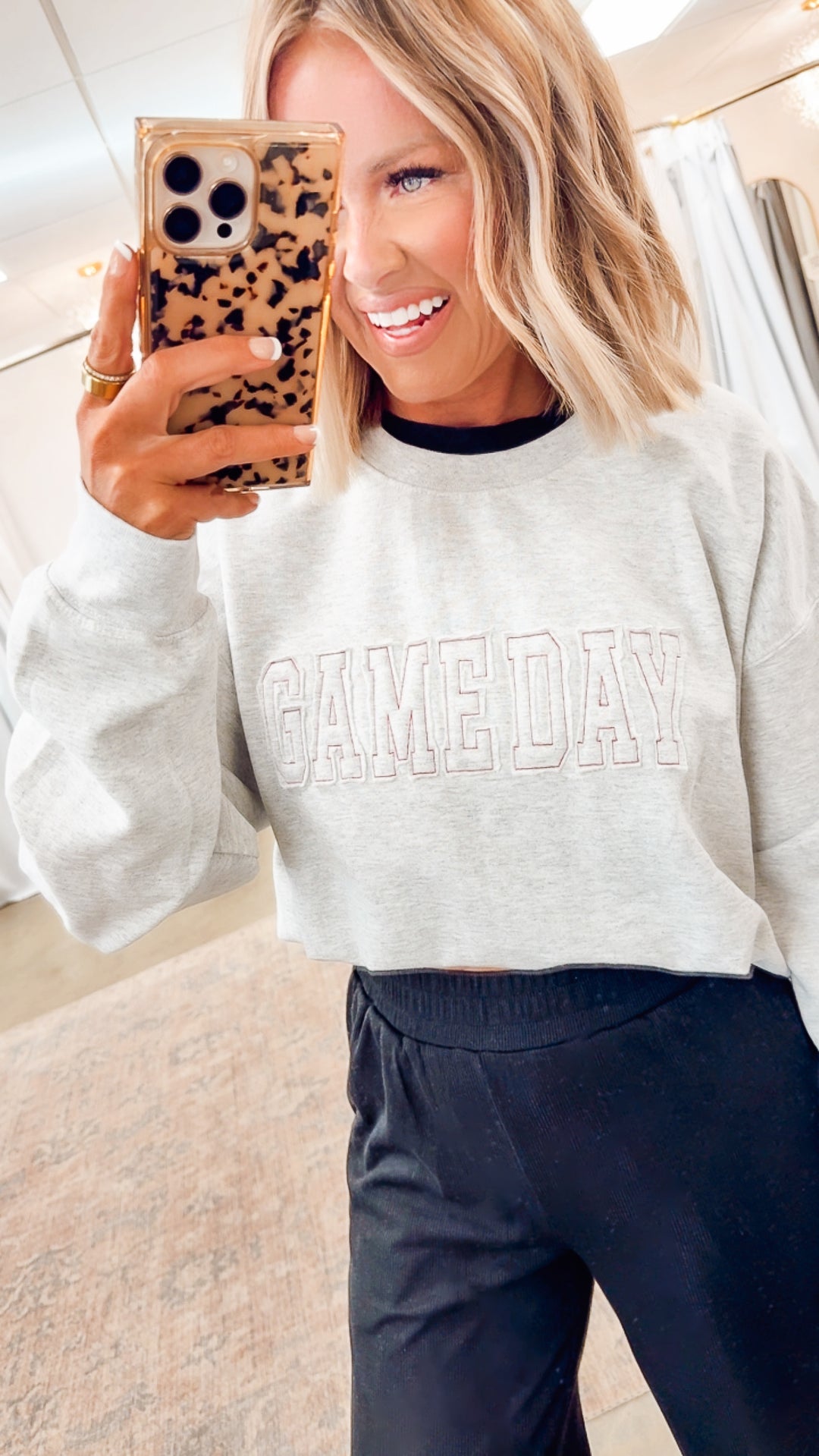 Game Day Sweatshirt-Grey