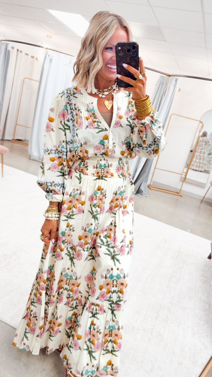 The Bloomfield Top & Maxi Skirt Set