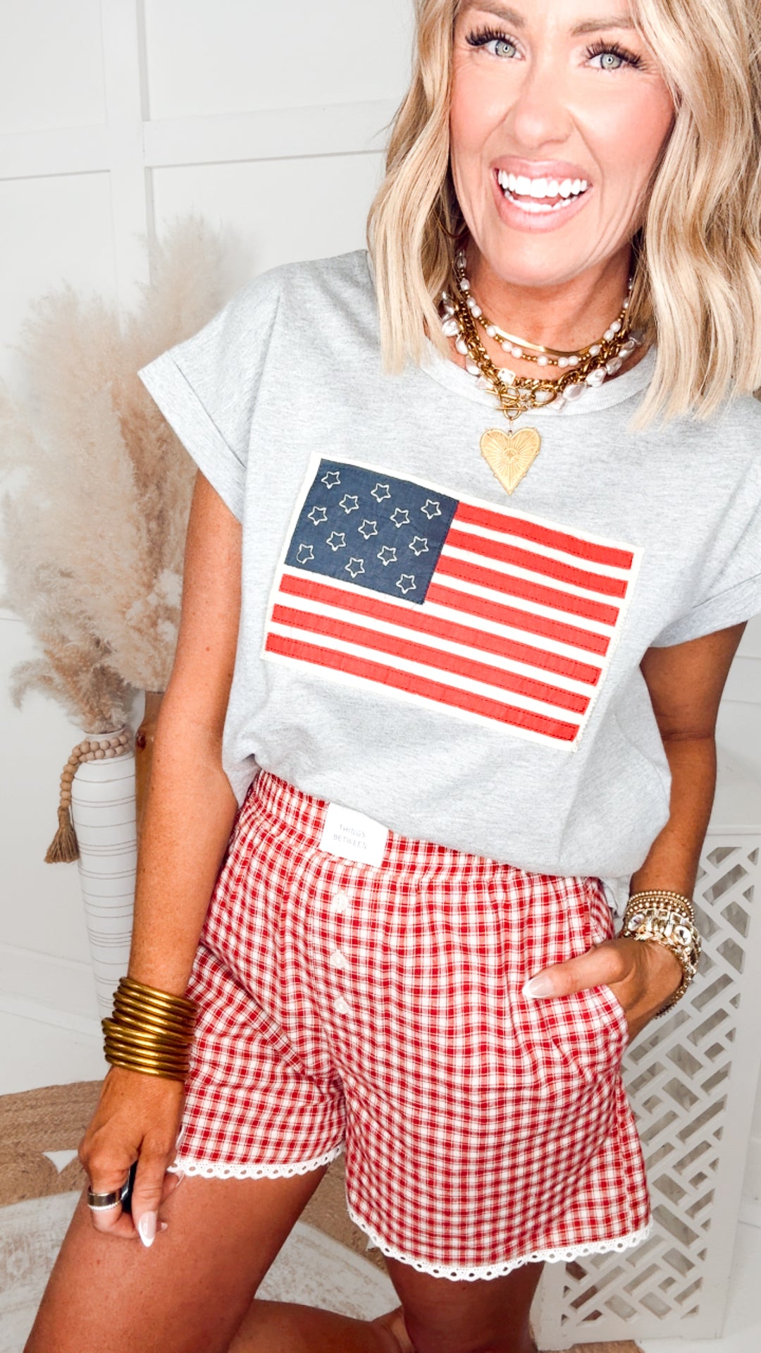 The Gingham Lounge Shorts