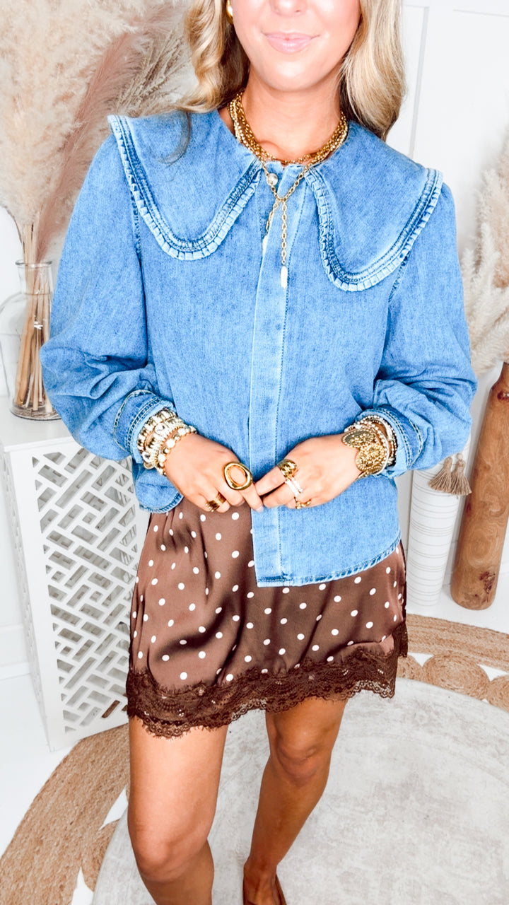 The Dainty Dot Mini Skirt
