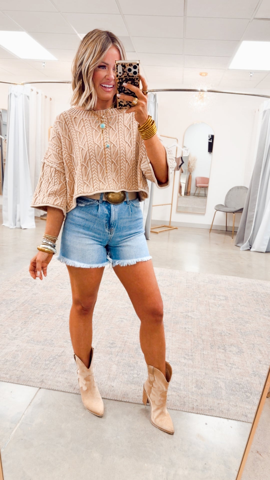 Afterglow Acid Wash Sweater