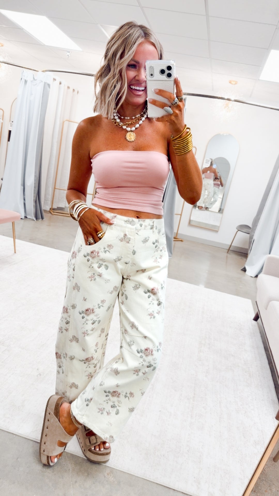 The Bare Necessity Tube Top-Pink