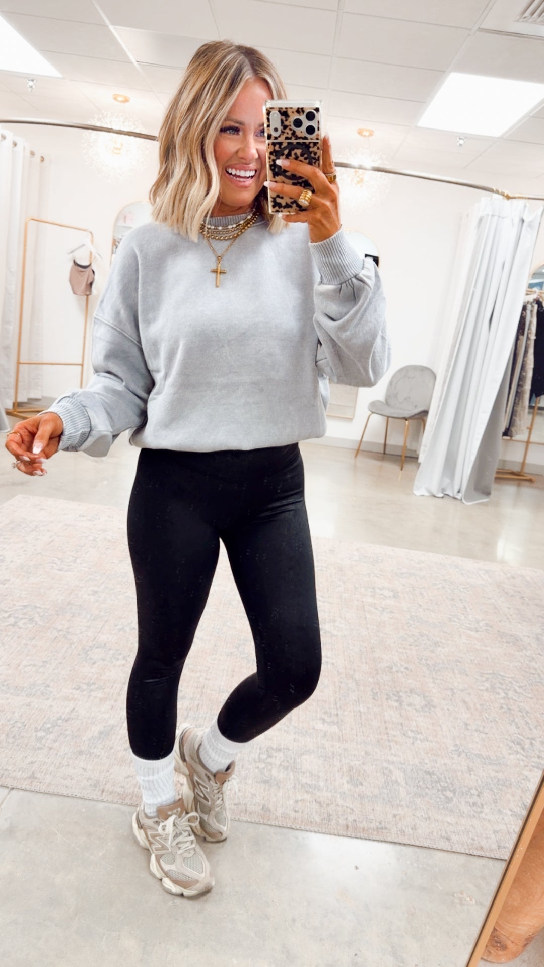 Sleet Acid Washed Pullover