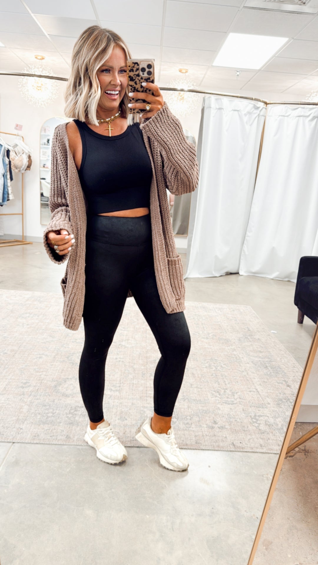 Hollow Pines Cardigan-Mocha