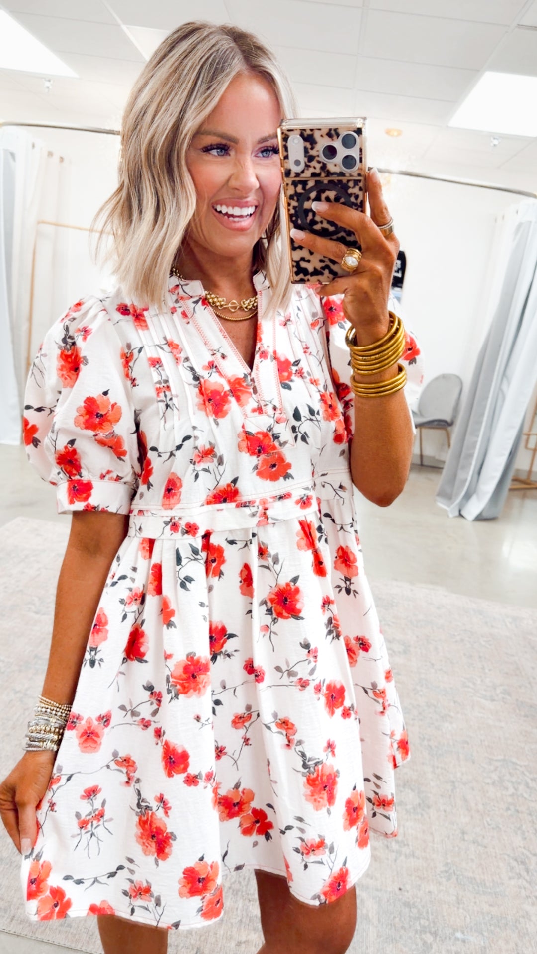 Rosalie Bloom Mini Dress