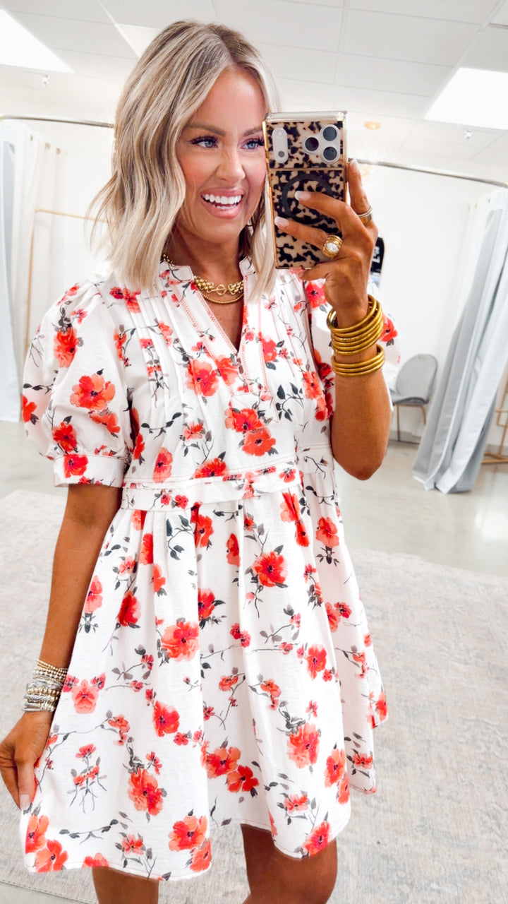 Rosalie Bloom Mini Dress