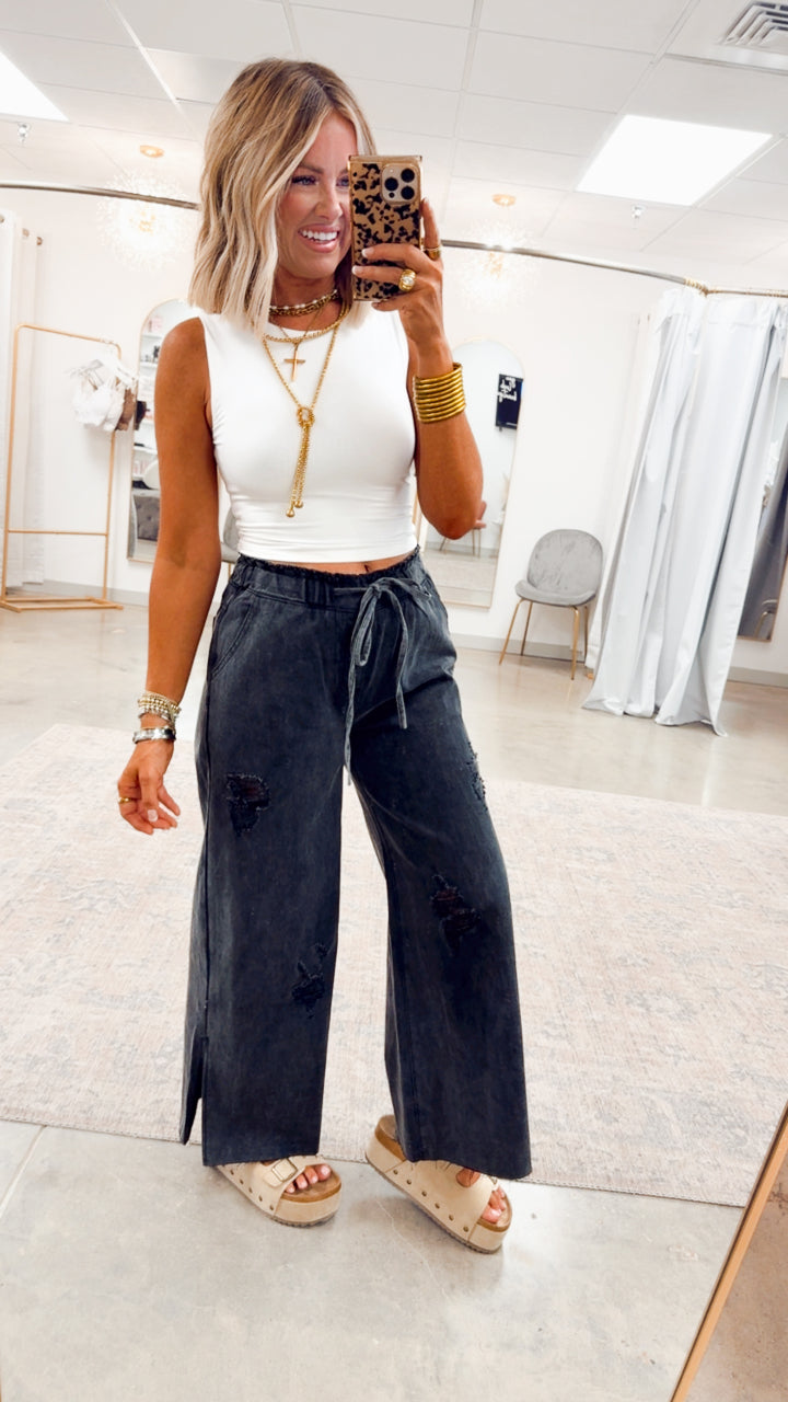 Sol Wanderer Jeans-Black