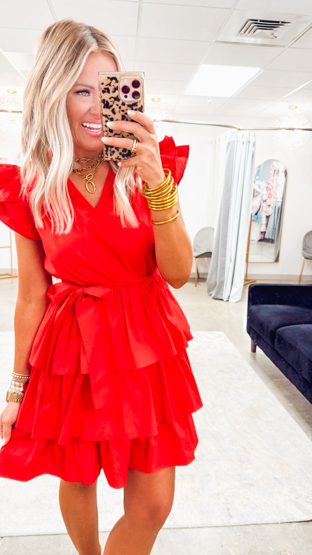The Ruby Flutter Dress