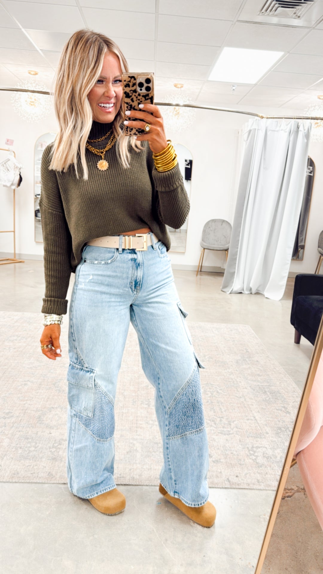 The Forest Mock Neck Sweater