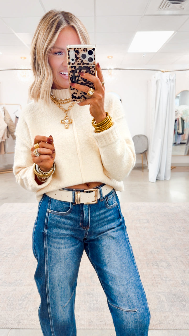 Stetson Barrel Cuffed Jeans-Dark