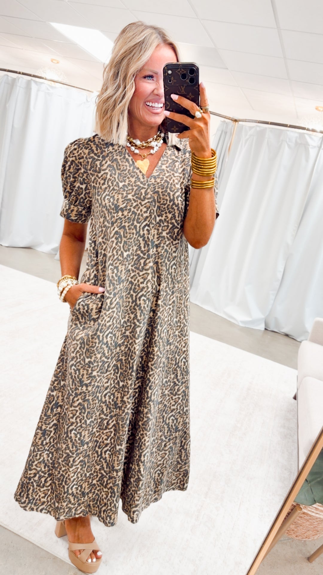 The Untamed Chic Midi Dress