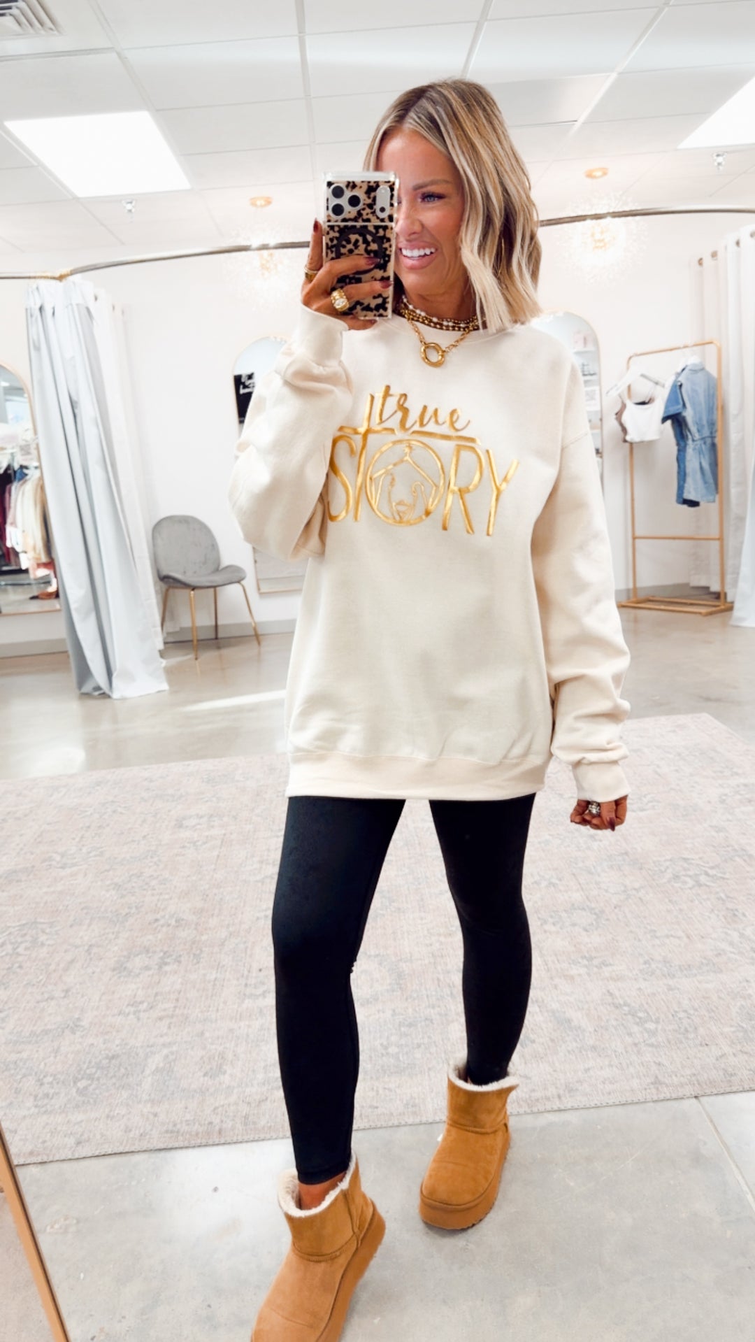 True Story Nativity Scene Sweatshirt