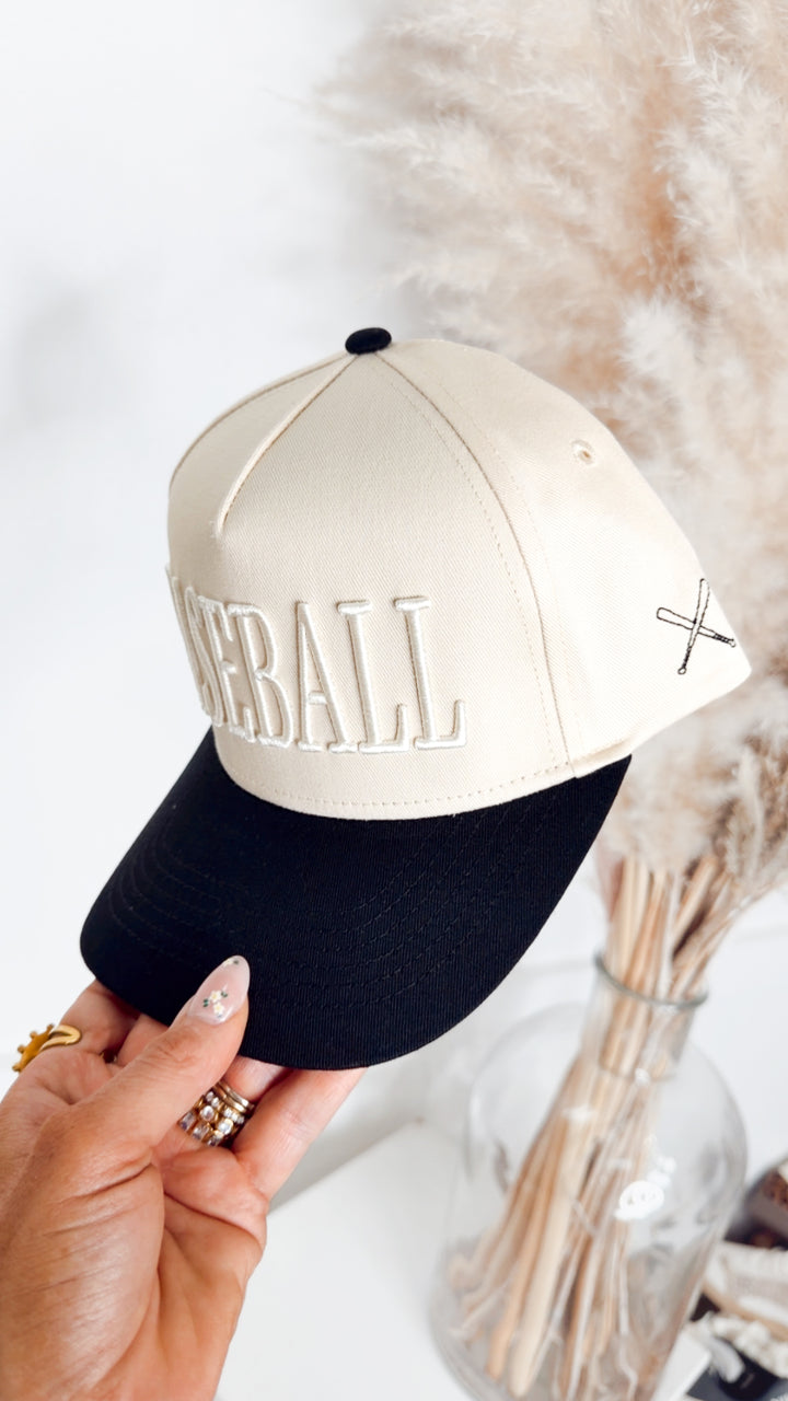 Baseball Embroidered Trucker Hat