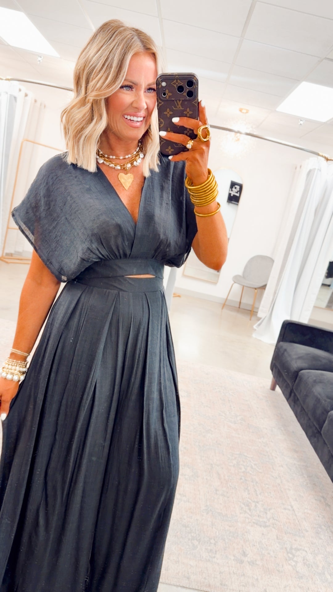 The Precision Two-Piece Set-Black