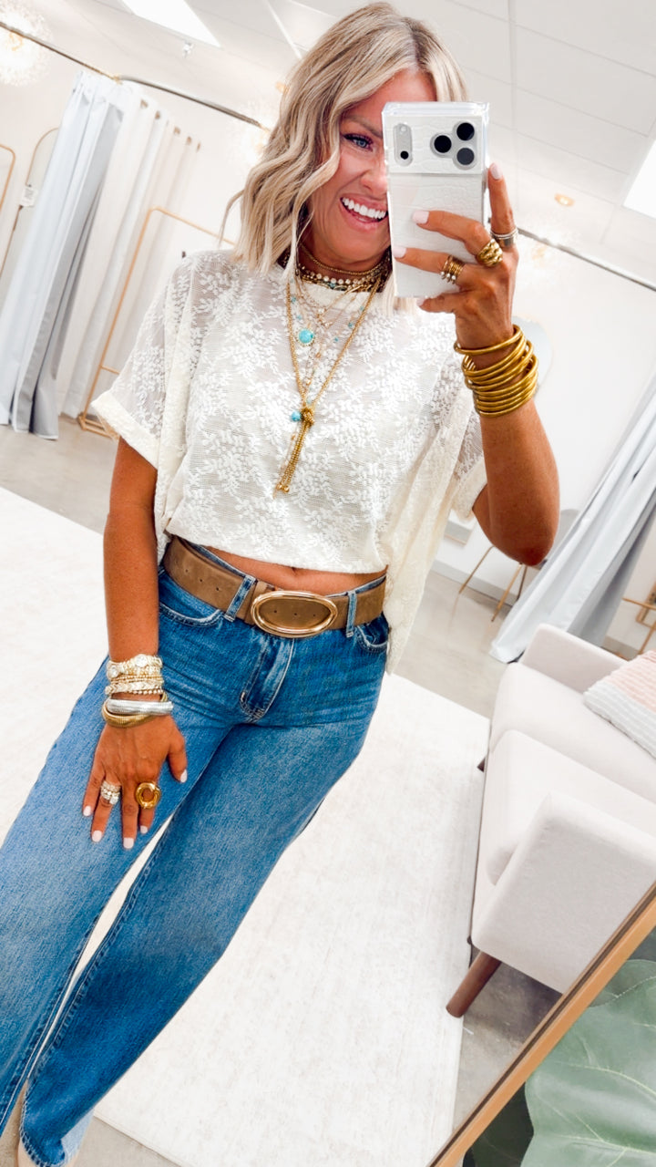 The Angleline Wide Leg Jean