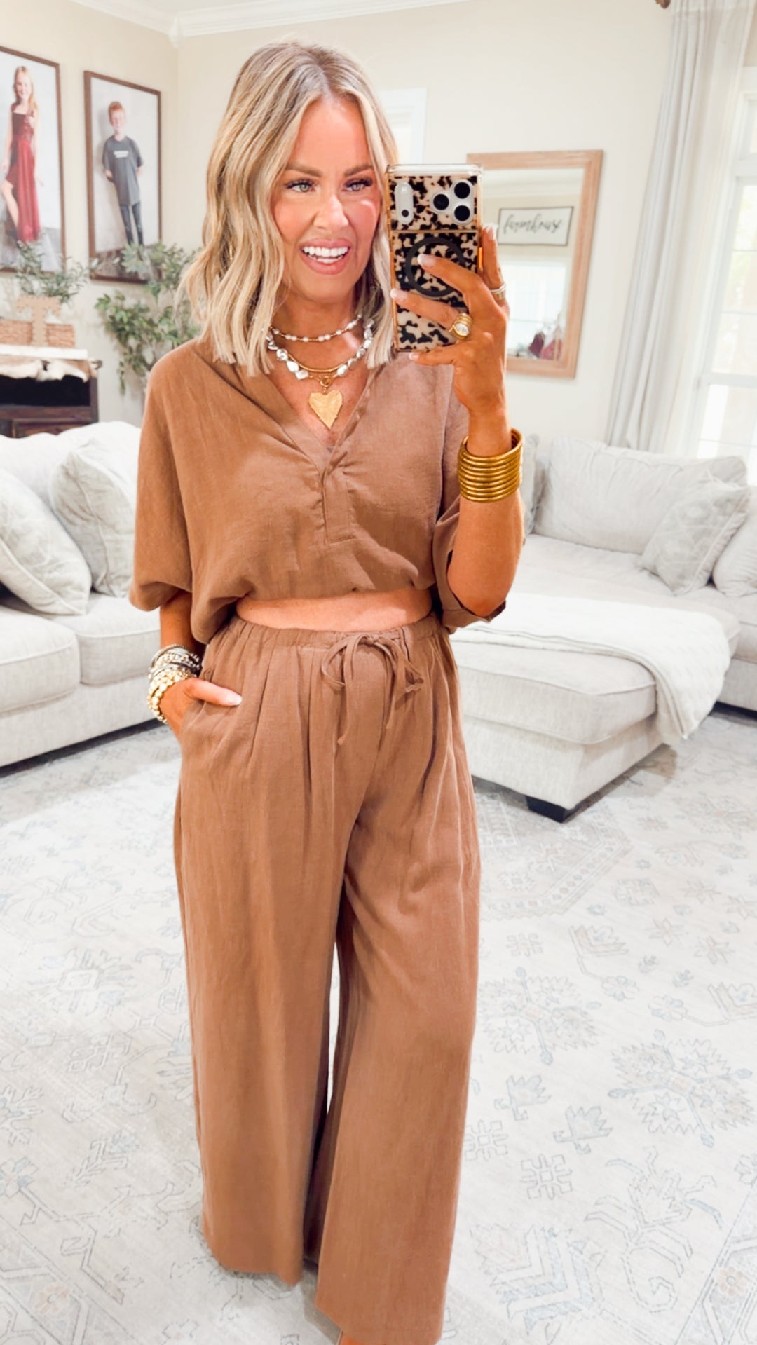 The Lora Popover Set- Rattan