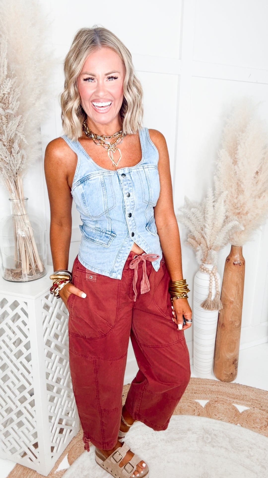 The Cabernet Cuffed Jogger Pant