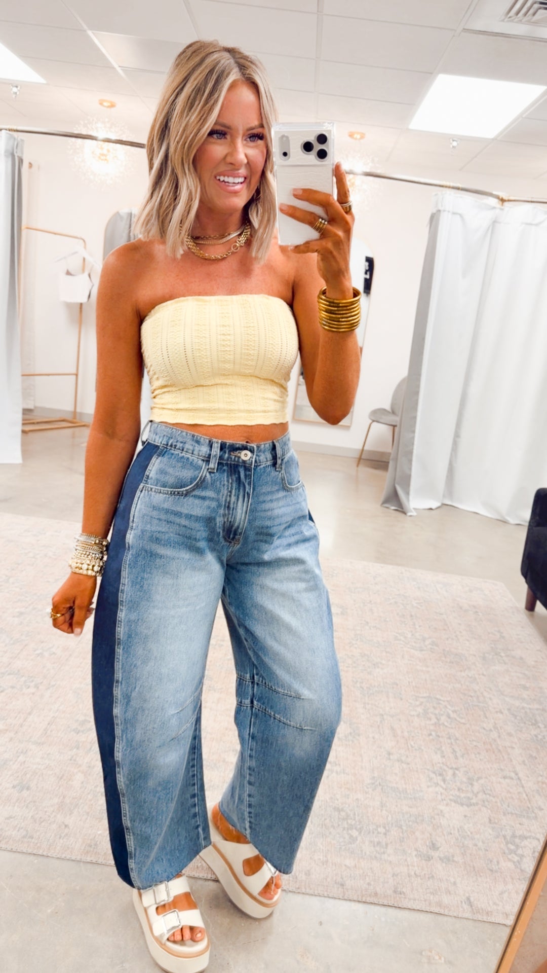 Soft Soleil Tube Top-Pale Banana
