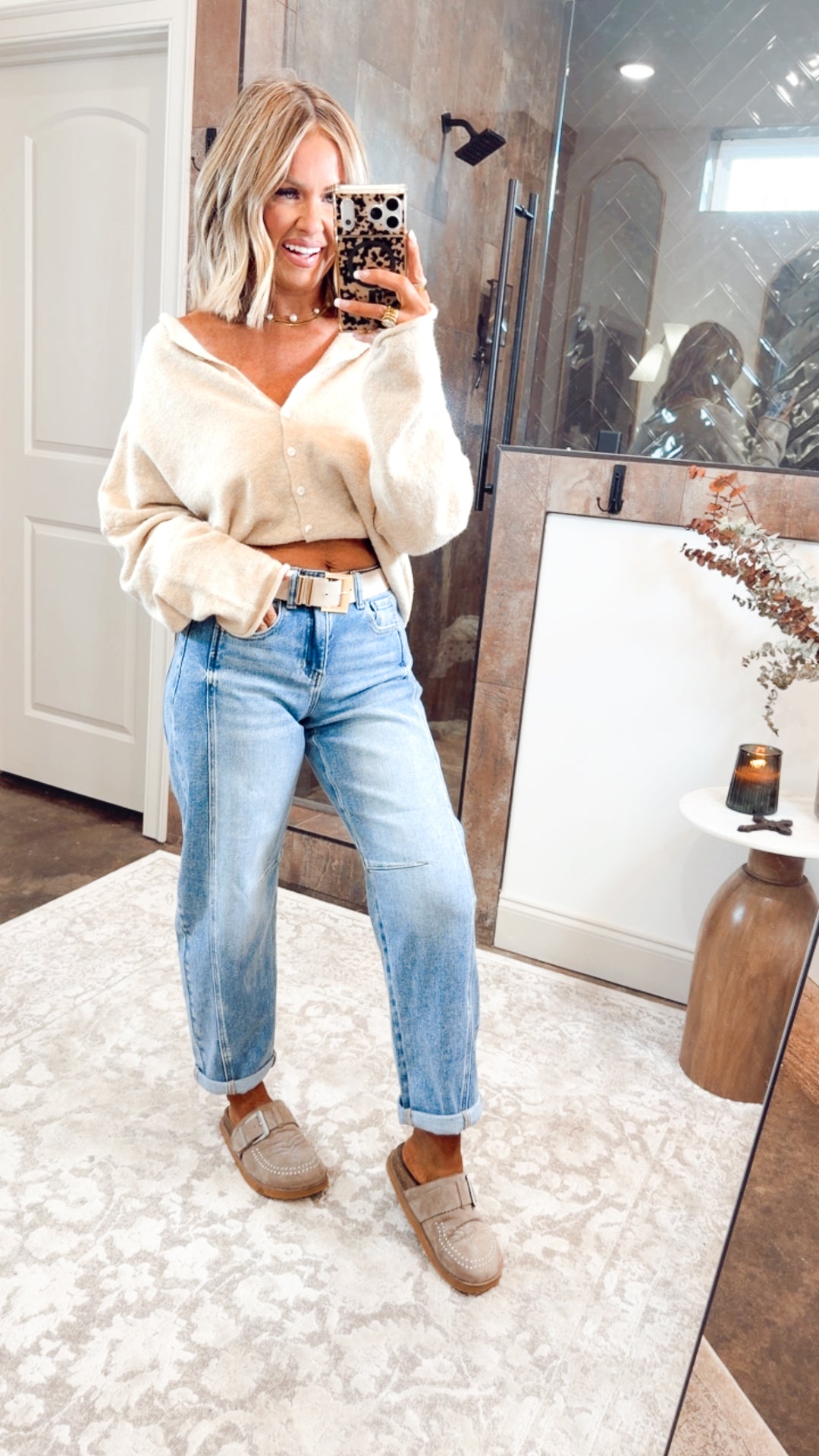 Seaside Stroll Cardigan-Natural