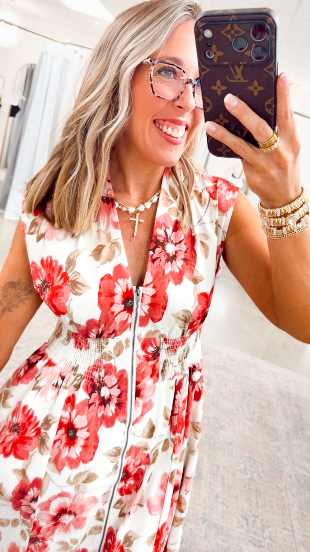 The Scarlet Blossom Dress