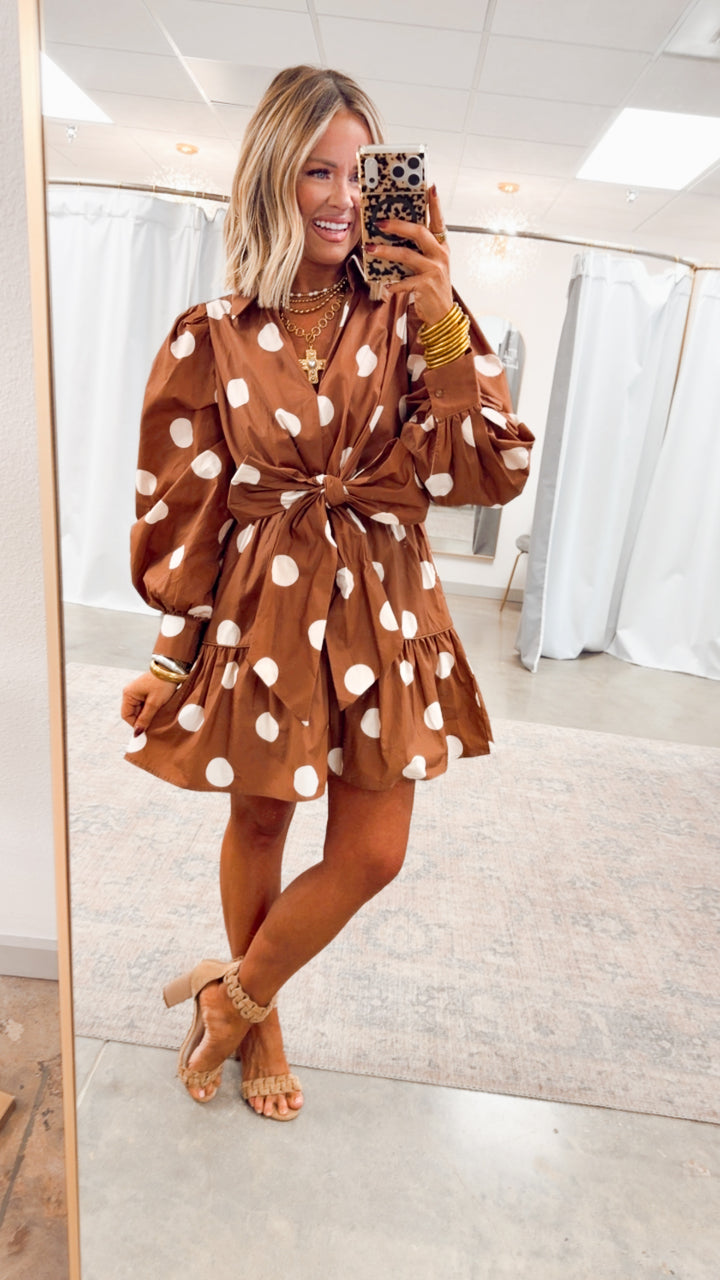 The Daisy Dot Mini Dress