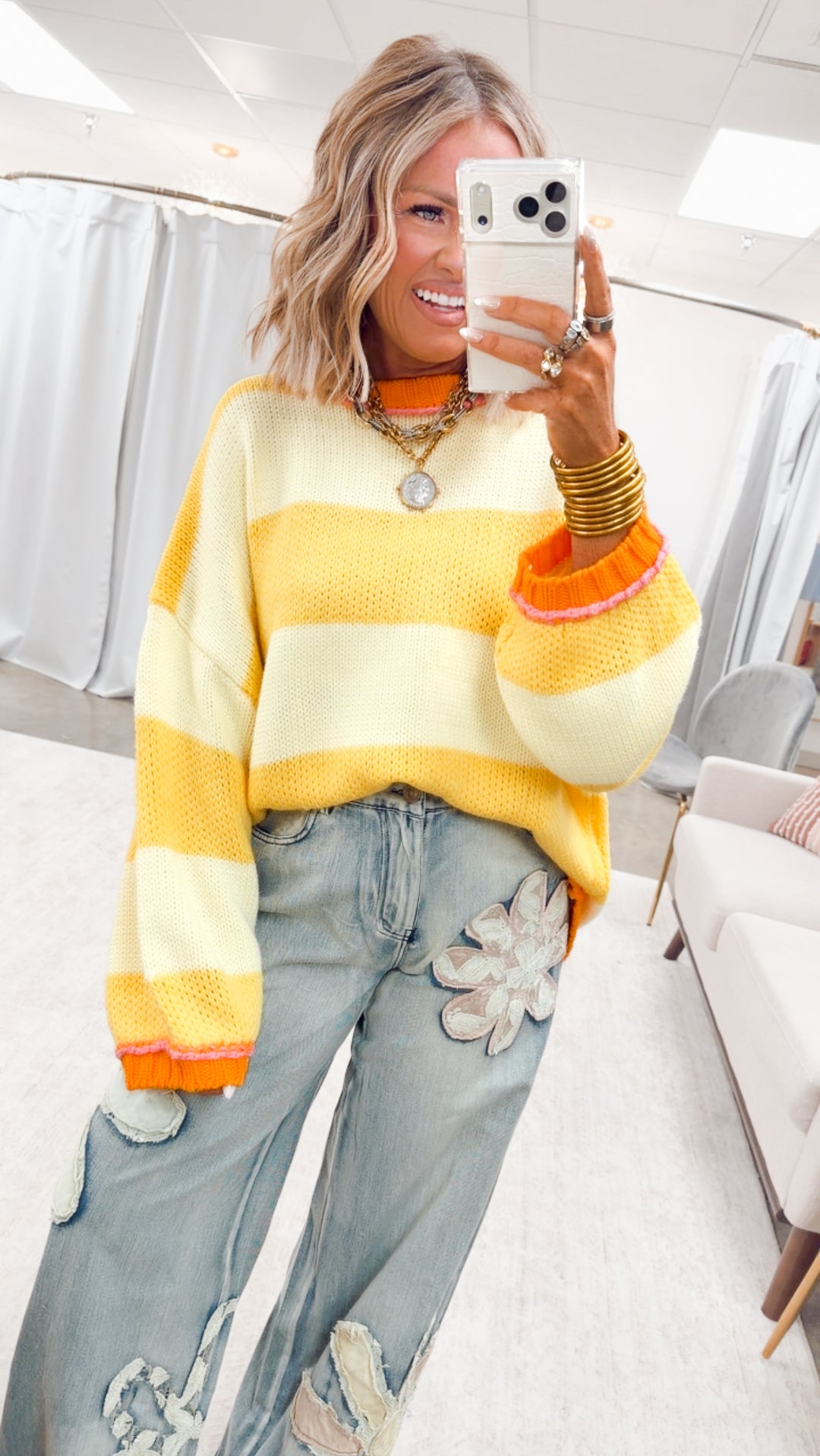 Lemonade Pop Sweater-Lemon/Yellow