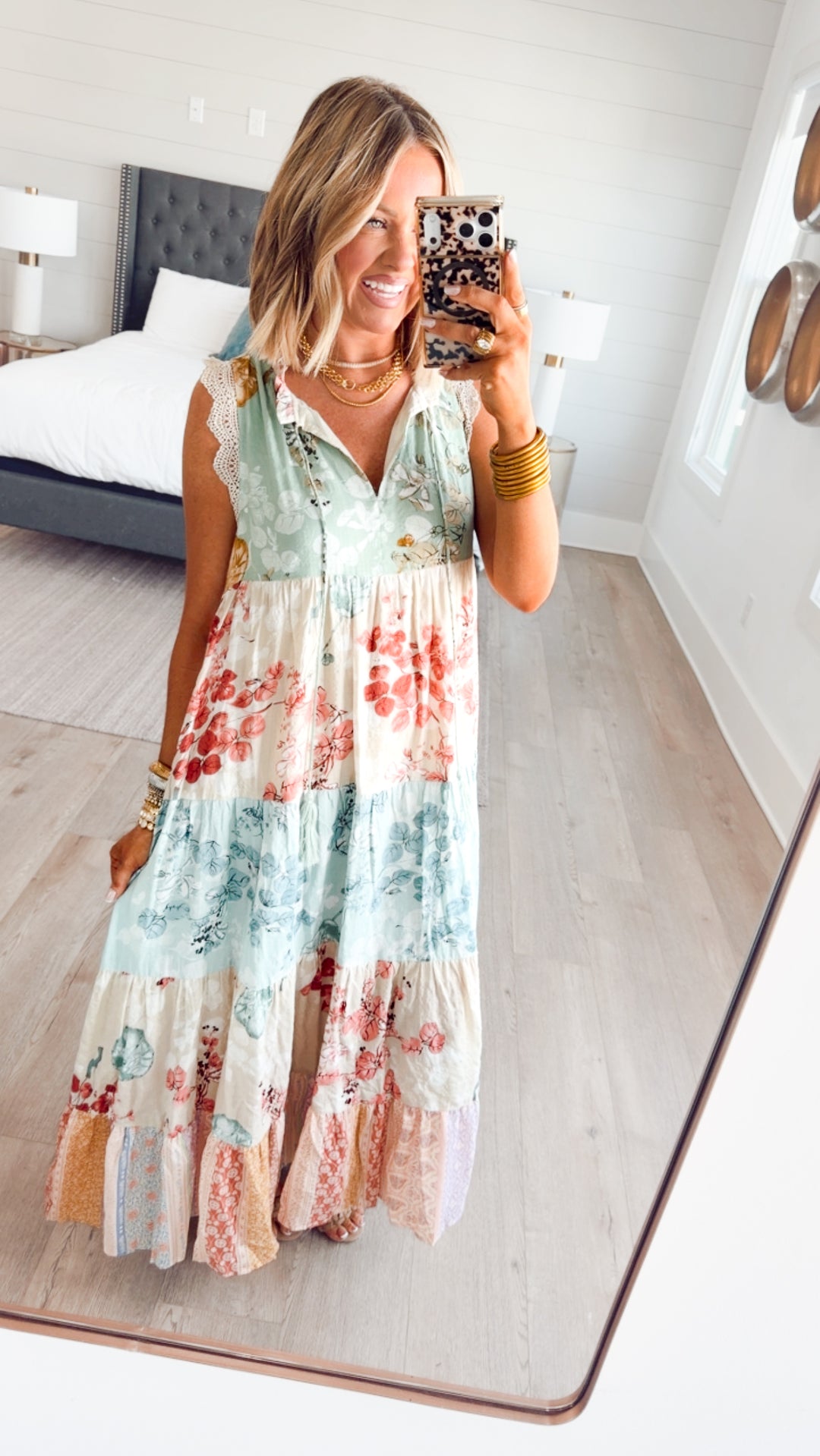 Patchwork Petal Dress