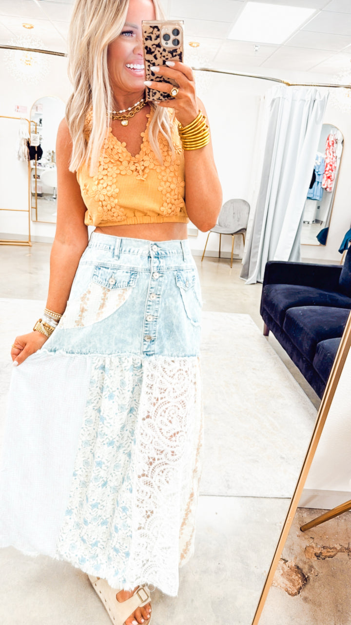 Harmony Denim Skirt