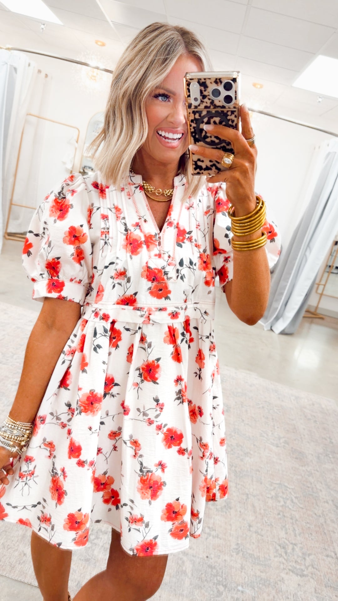 Rosalie Bloom Mini Dress