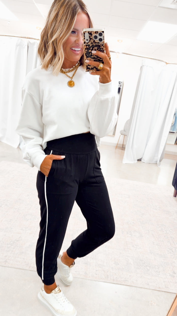 The Butter Flex Joggers-Black