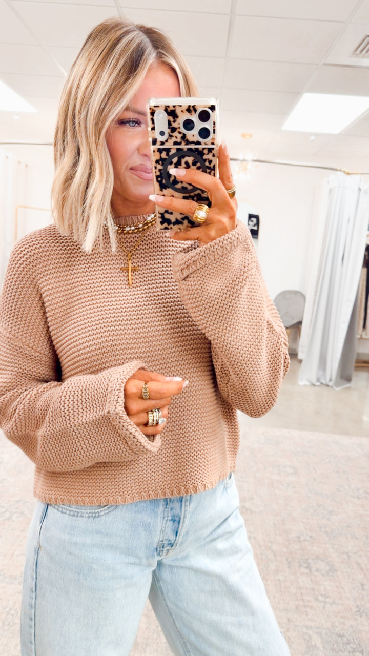 The Cozy Caramel Sweater