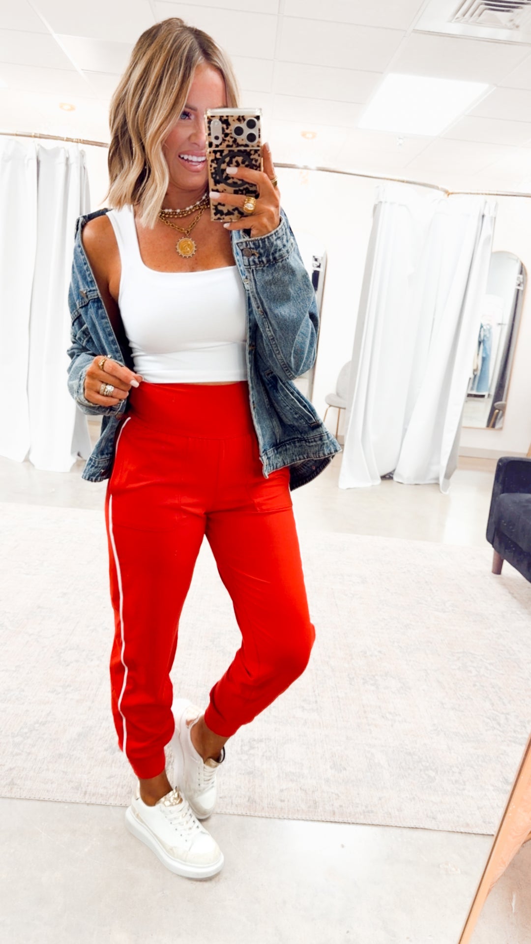 The Butter Flex Joggers-Red