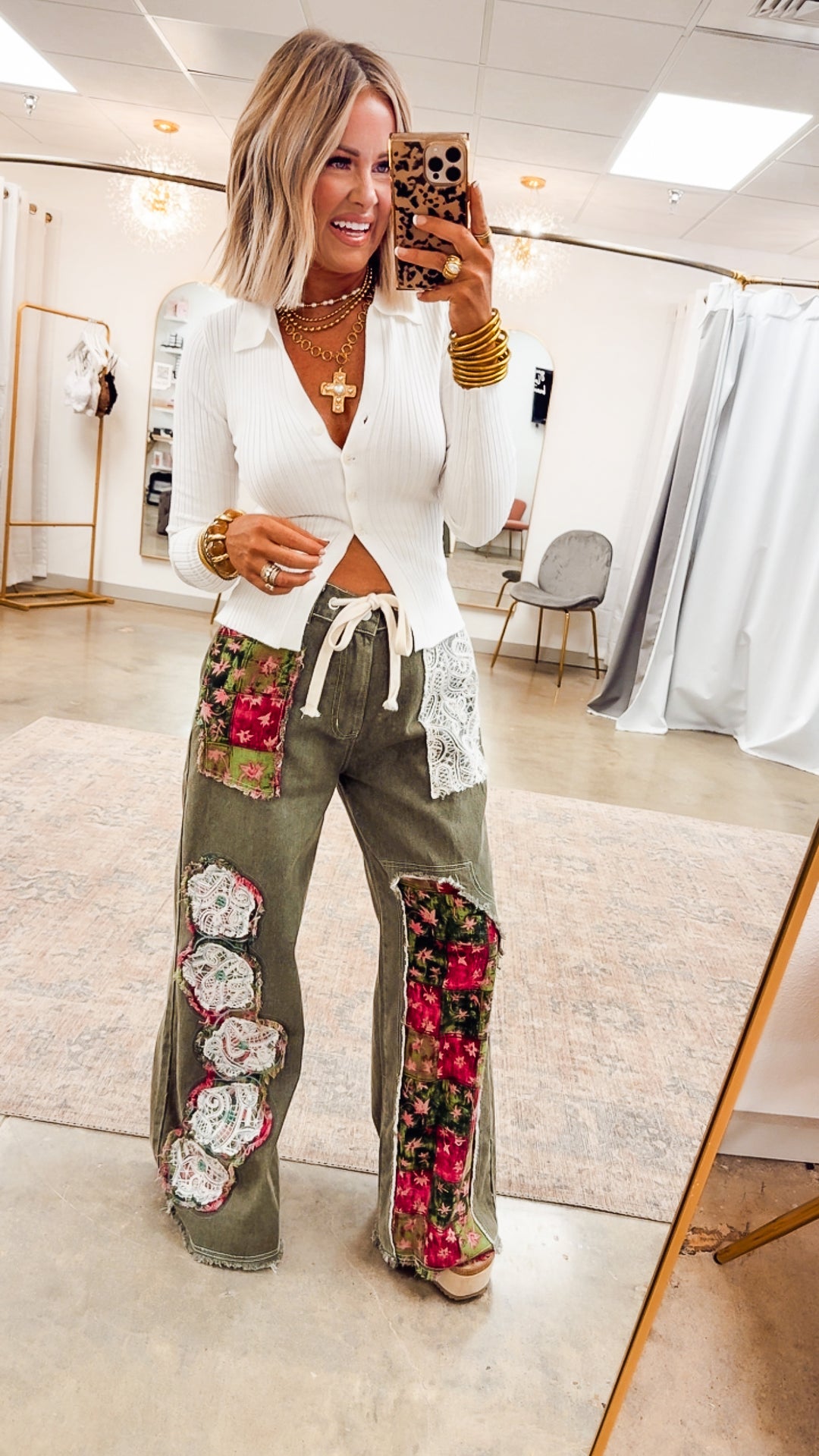 Petal Patch Pants