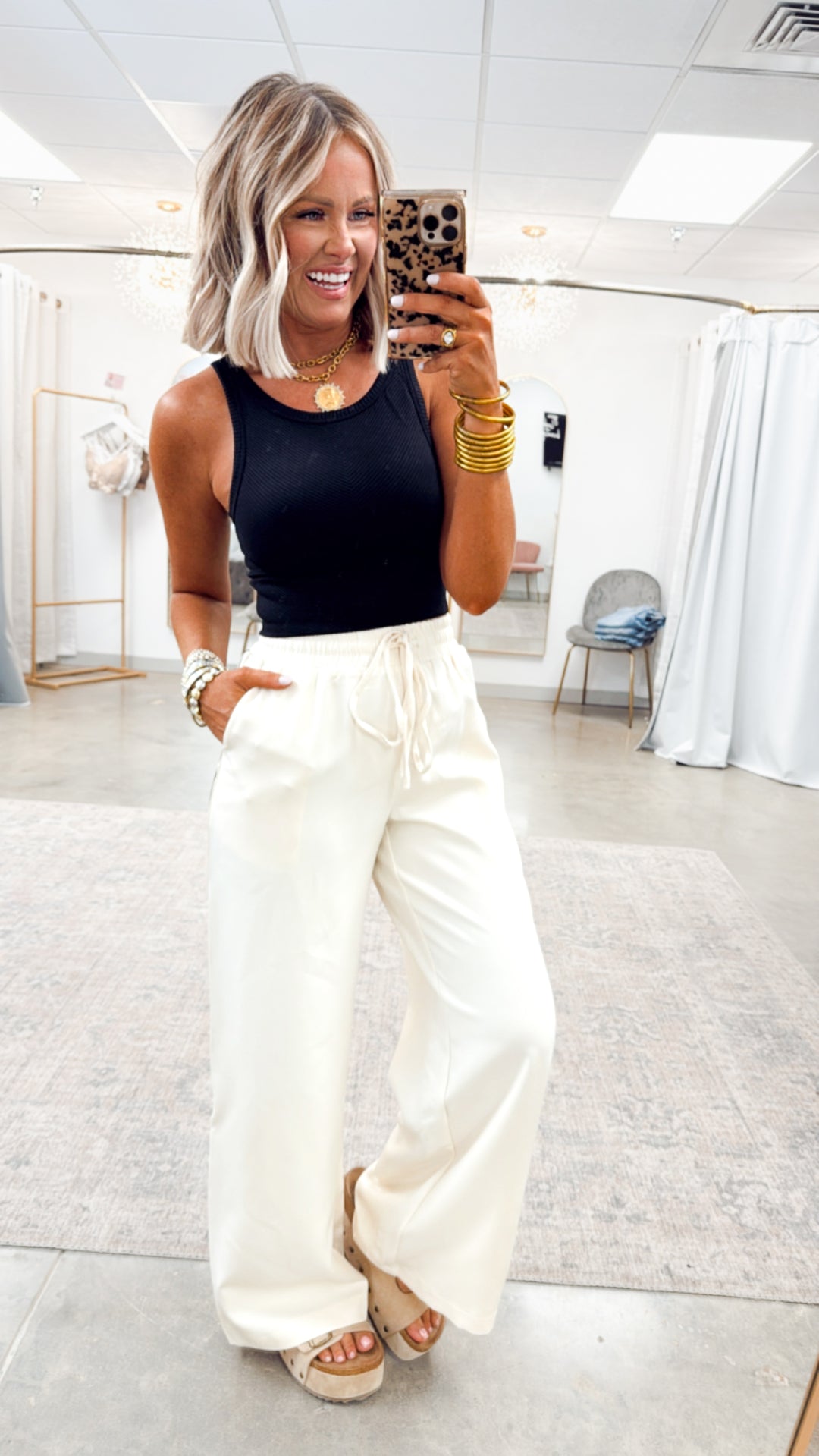 Jetset Pants-Cream