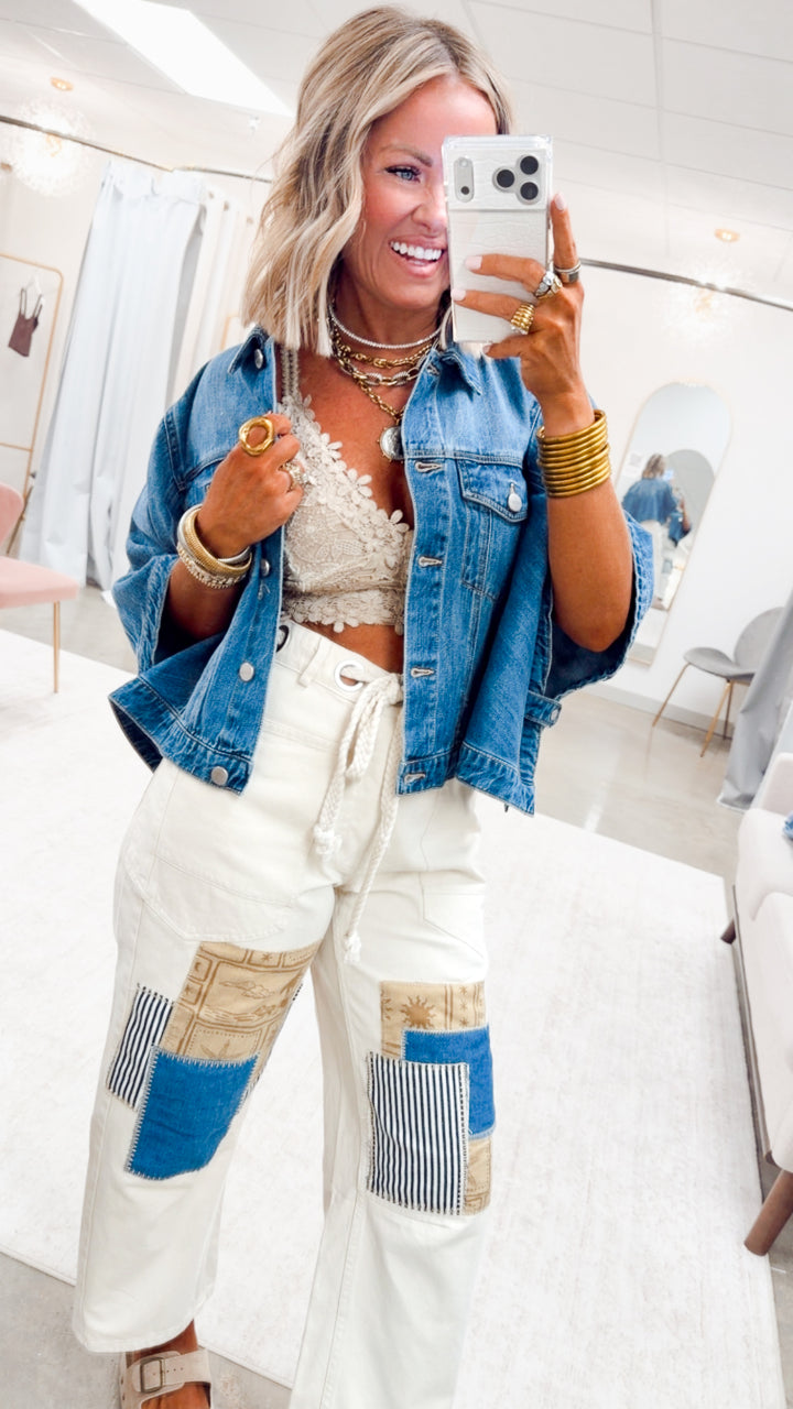 The Patchwork Paradise Jean