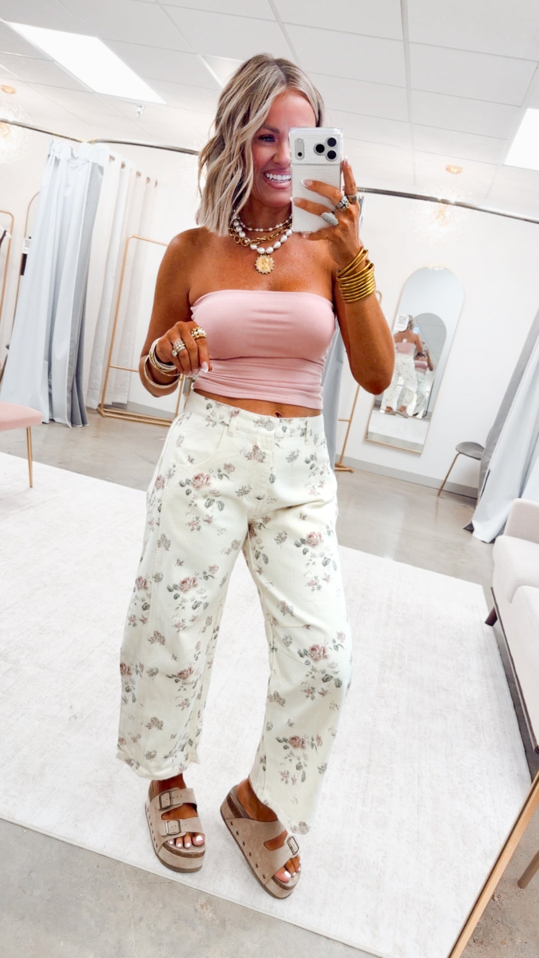 The Botanical Barrel Jean