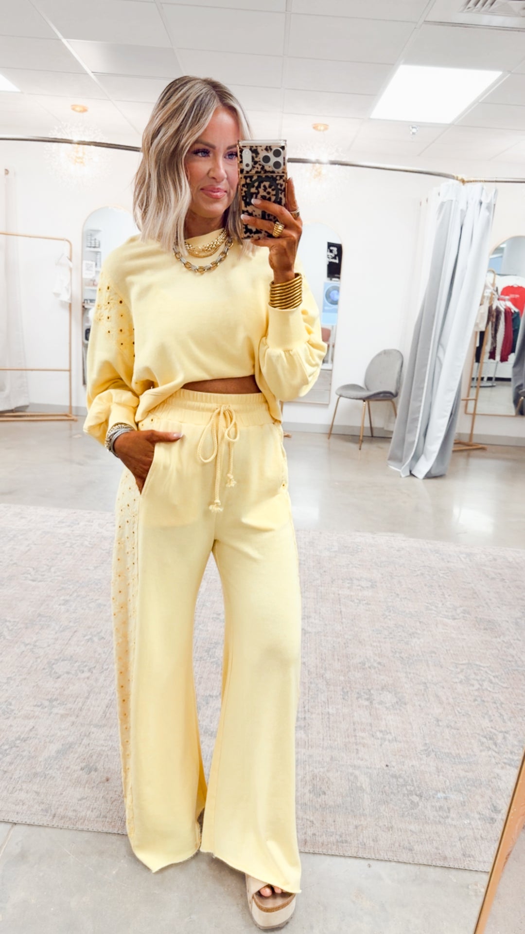 The Paloma Plush Set-Mellow Yellow