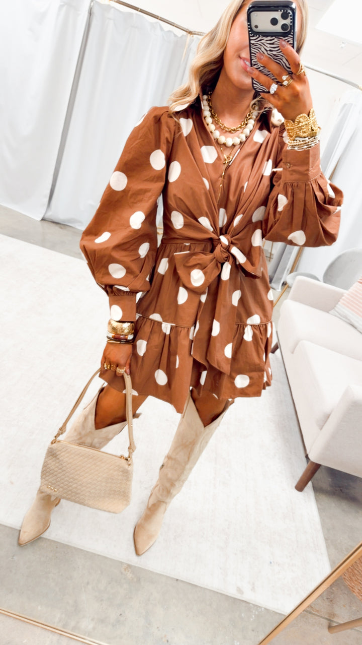 The Daisy Dot Mini Dress