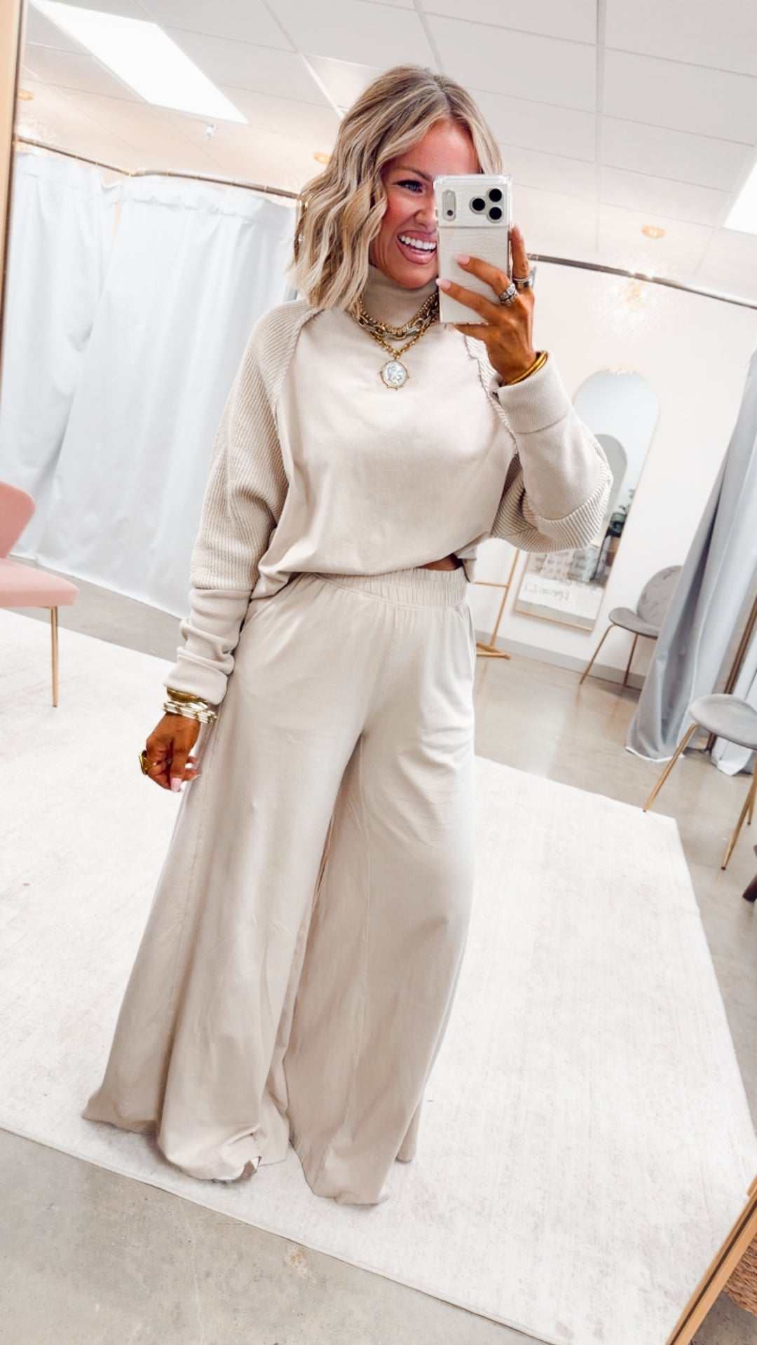 The Luxe Comfort Set-Beige Taupe